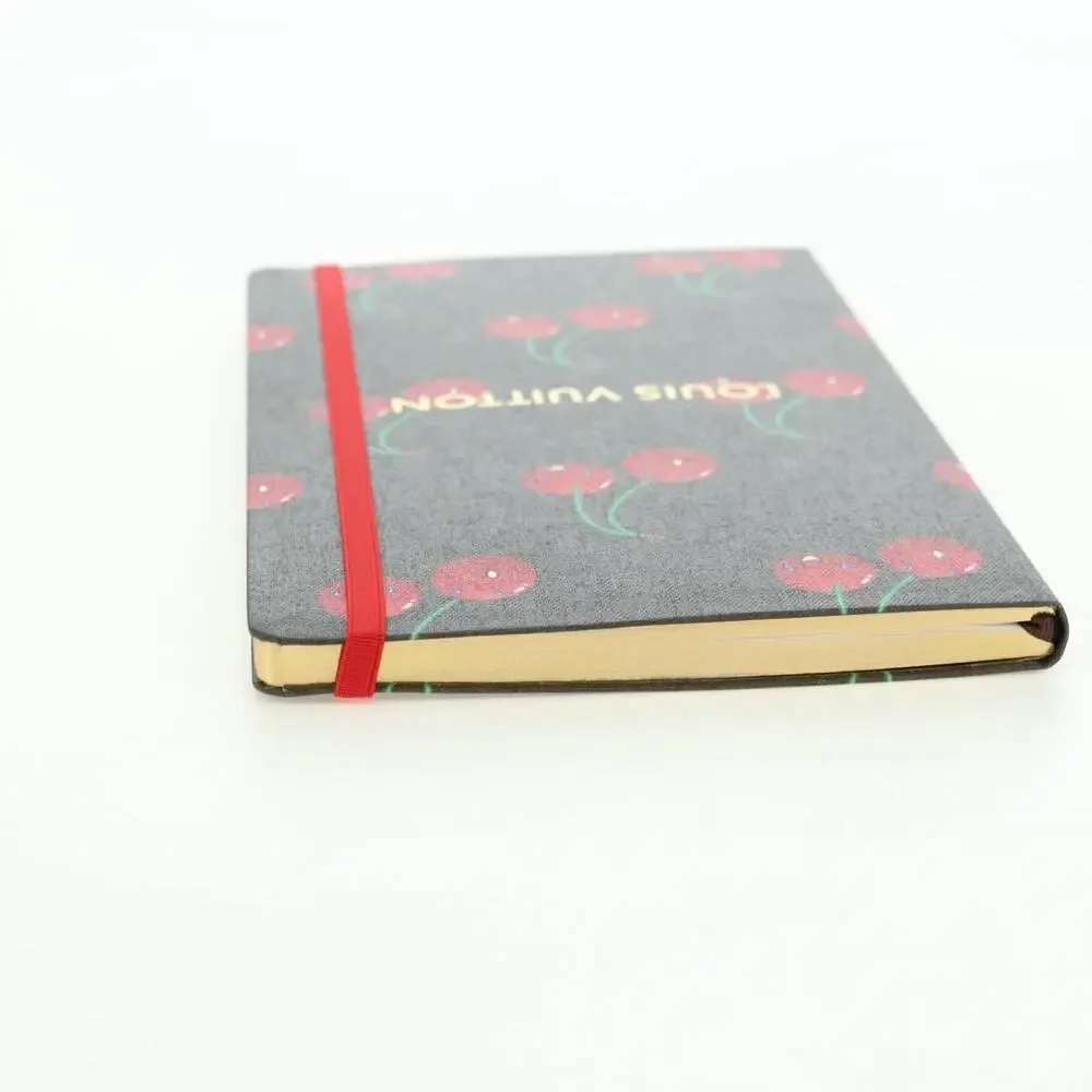 Louis Vuitton Collector Cherry Print Notebook MM Jane Canvas Gi1371 Brown